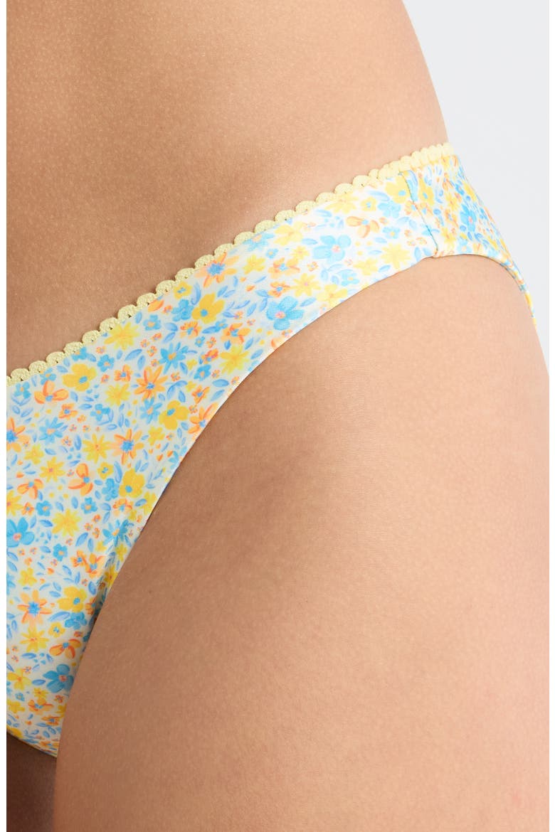 Decorative High Cut Bikini Bottoms, Alternate, color, DREAMY DAZE