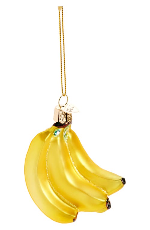 Old World Christmas Bunch Of Bananas Ornament In Yellow/green/brown