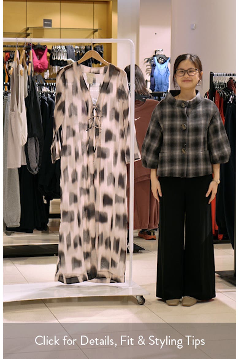 Madison Long Sleeve Cover-Up Maxi Dress video