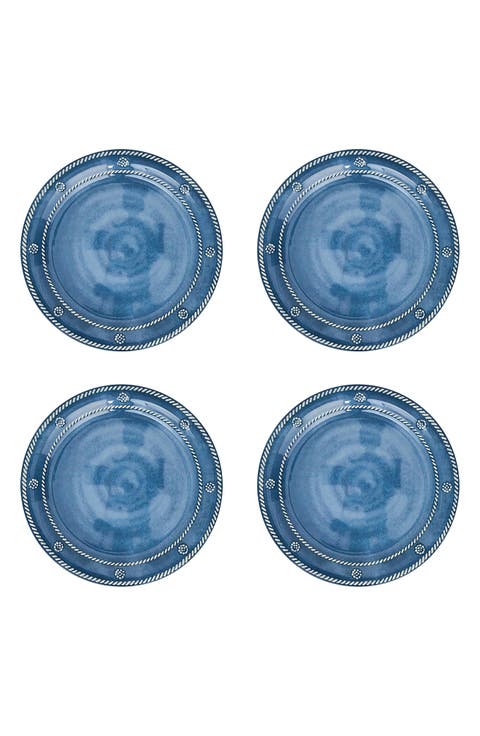 Berry & Thread Set of 4 Melamine Dessert Plates