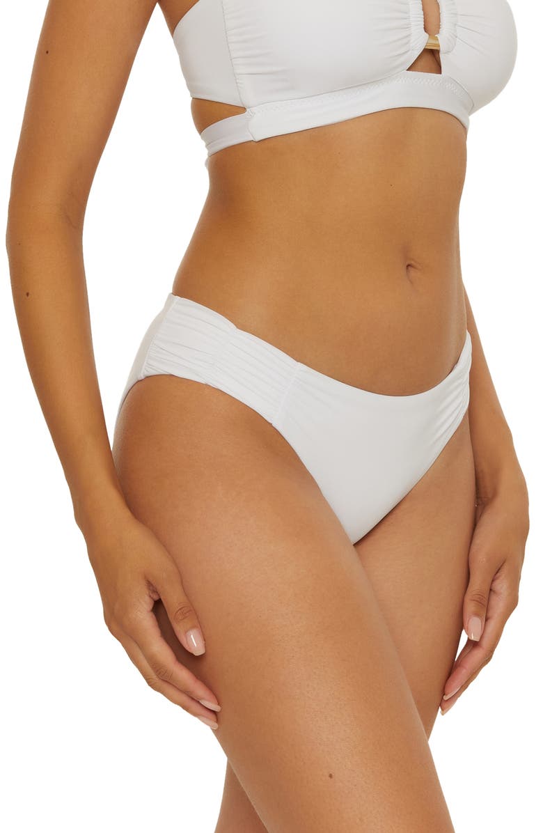 Soluna Buckle Up Bikini Bottoms, Alternate, color, White