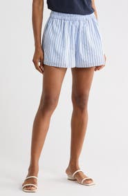 Ramy Brook Callie Embellished Stripe Shorts