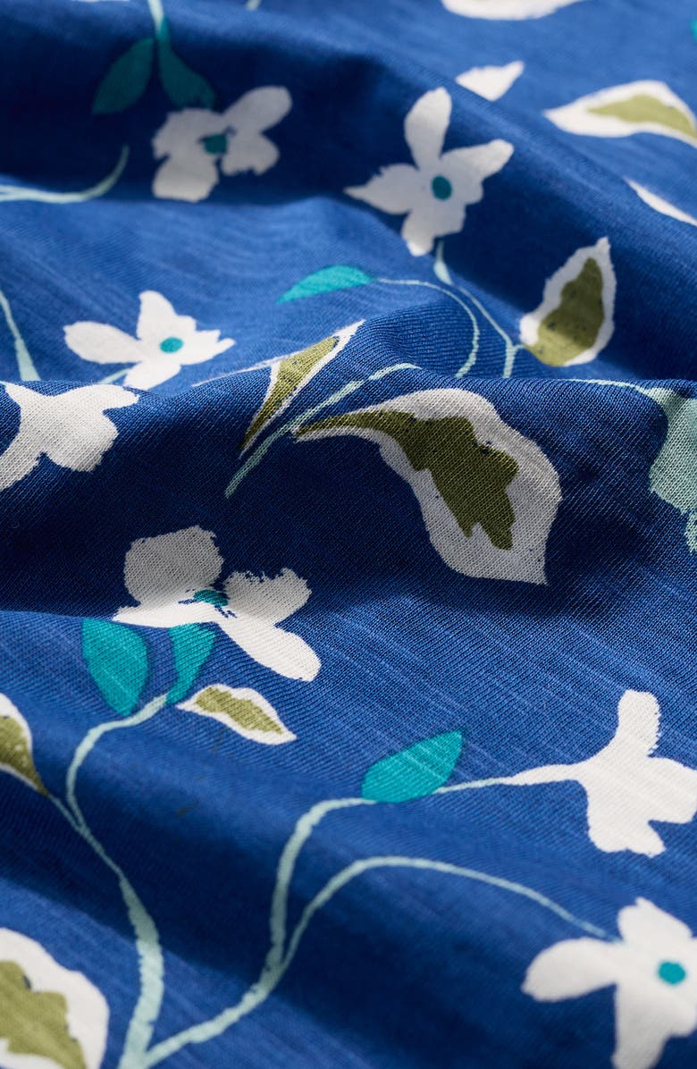 Seasalt Cornwall Bryher View Organic Cotton T-Shirt, Alternate, color, Chalk Flower Sea Skipper