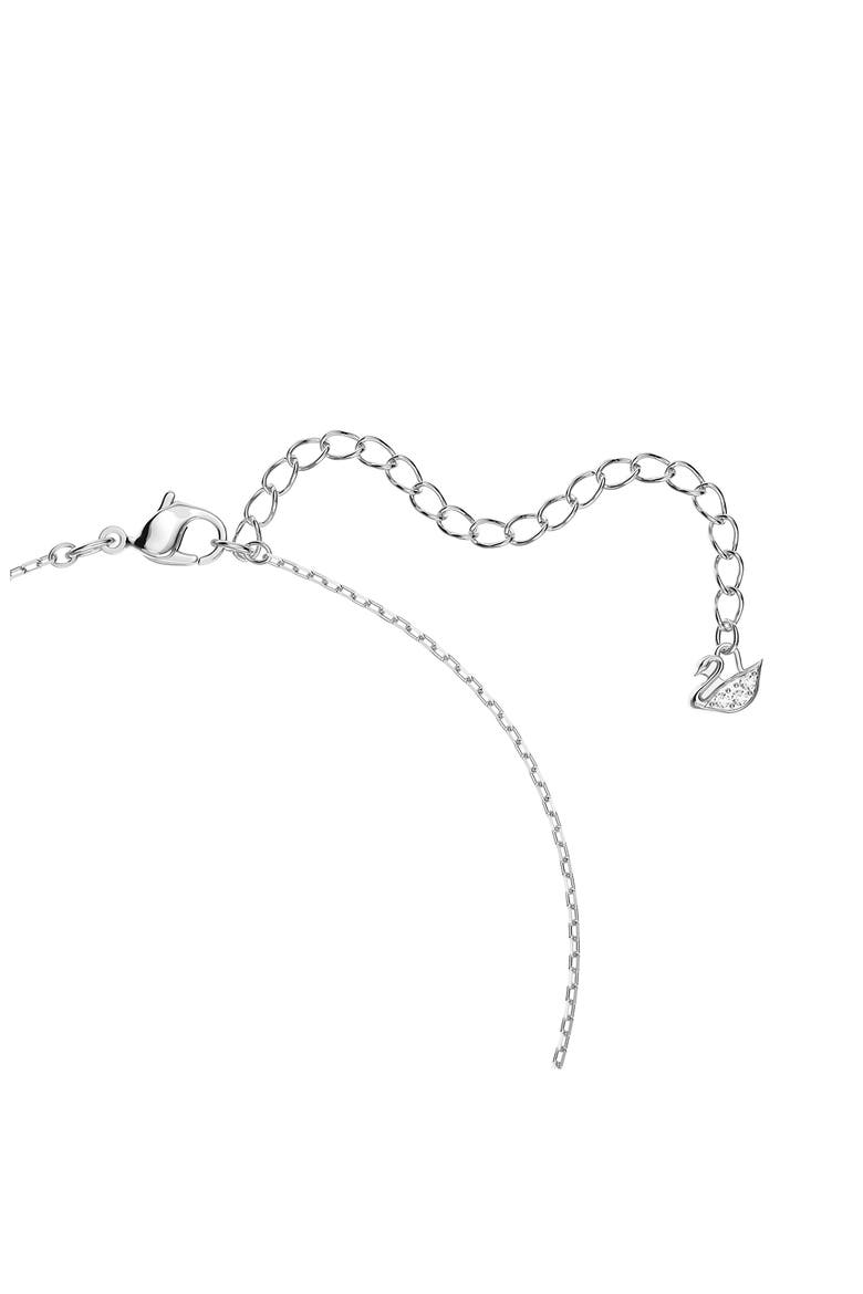 Crystal Swan Pendant Necklace, Alternate, color, BLUE