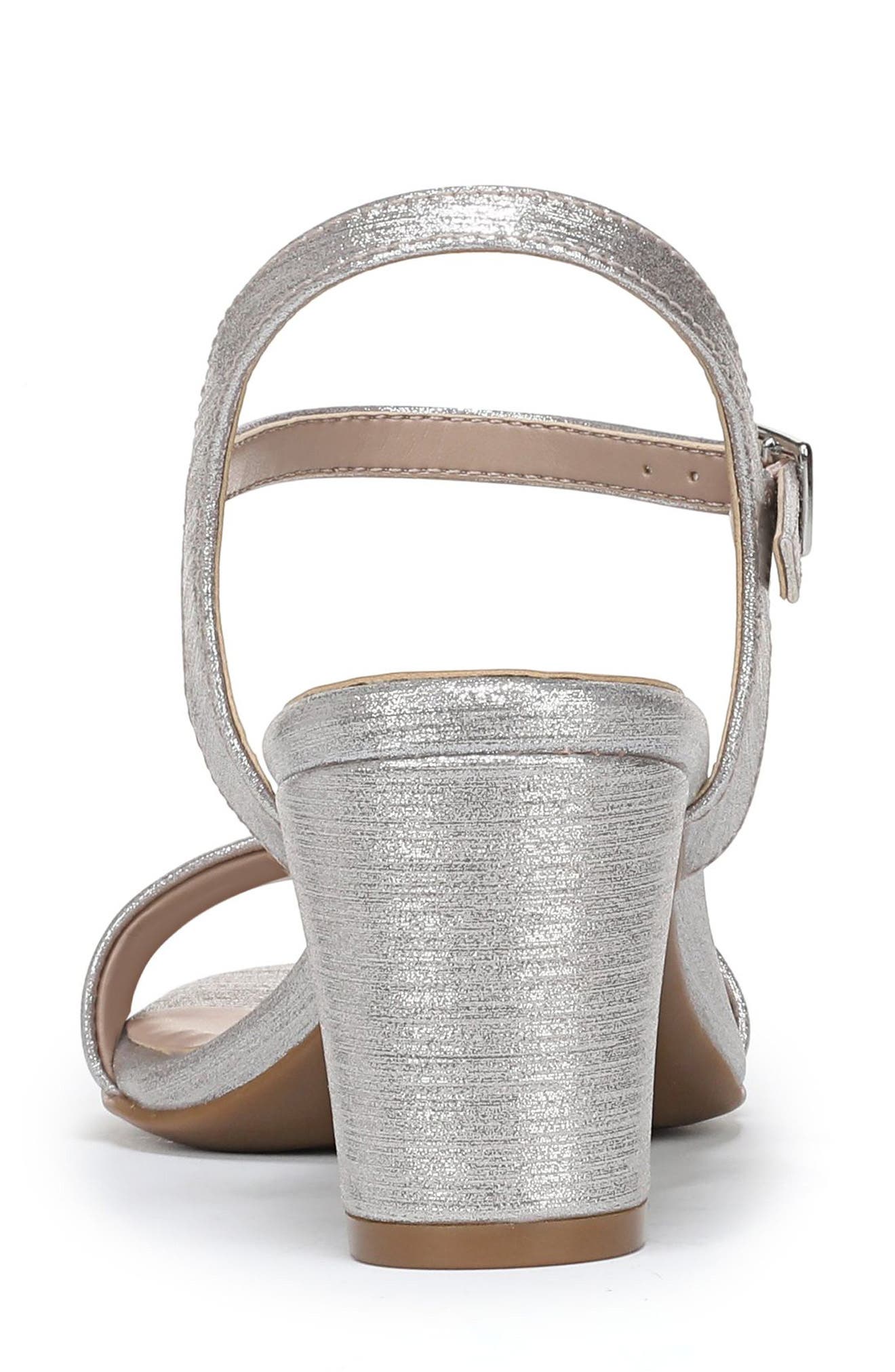 Naturalizer Bristol Sandal, Alternate, color, Soft Silver Faux Leather