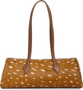 Reformation Sofia Genuine Calf Hair East West Shoulder Bag