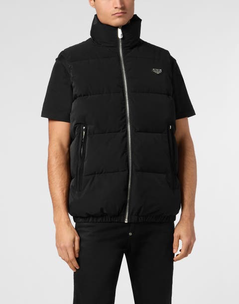 Nylon Down Jacket Vest Men