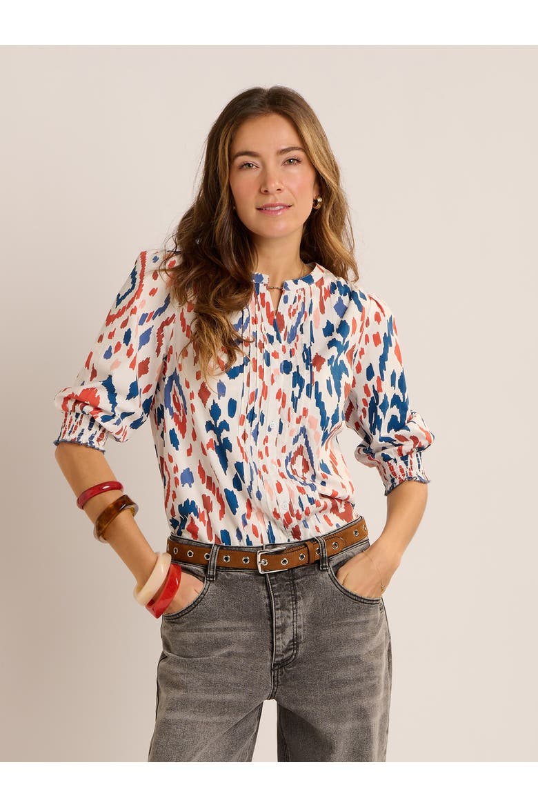 Yuki Painterly Blouse, Main, color, Multi