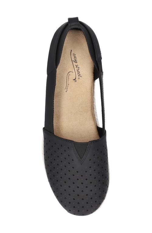 Easy Street Women's Fedra Comfort Slip-on Flats In Black