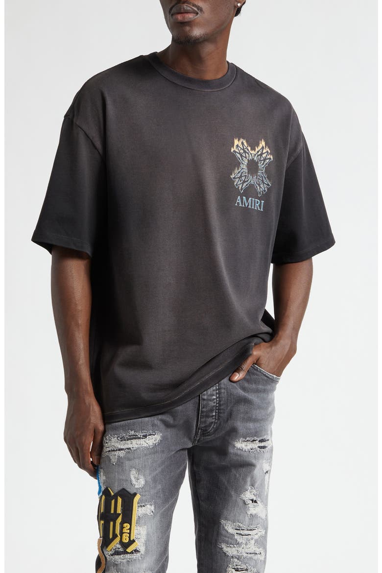 MA Quad Flames Oversize Cotton Graphic T-Shirt (Men) | Nordstrom