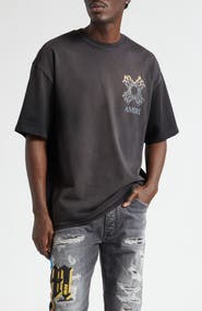 AMIRI MA Quad Flames Oversize Cotton Graphic T-Shirt
