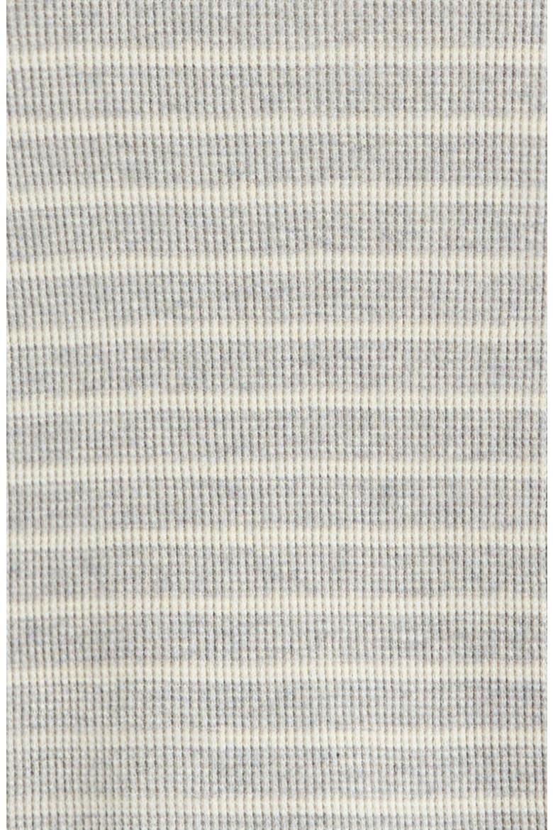 Kids' Waffle Stitch Top, Alternate, color, GREY HEATHER JORDAN STRIPE