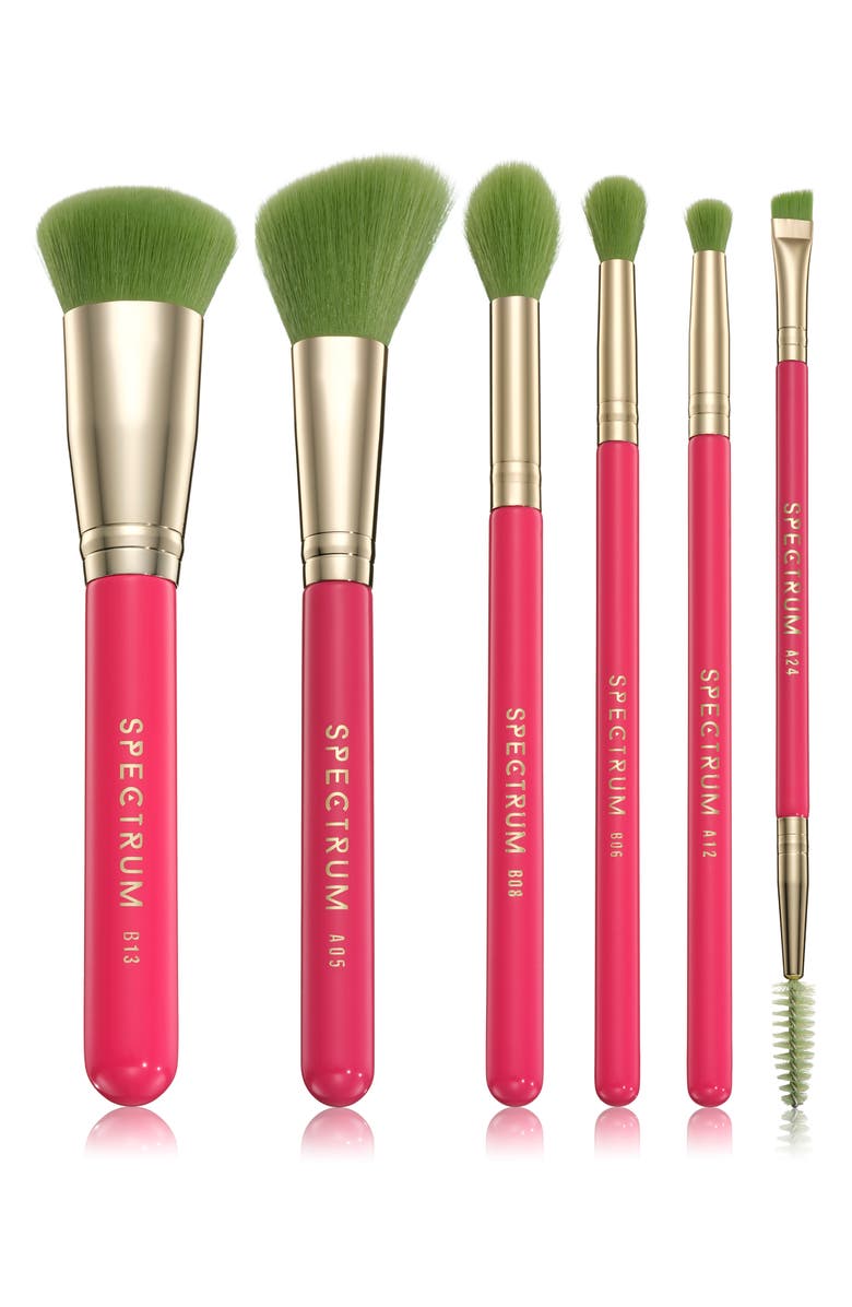 SPECTRUM Cocktails Collection Cosmopolitan 6-Piece Makeup Brush Set, Alternate, color, Cosmopolitan