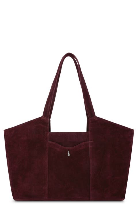 Melina Suede Leather Tote