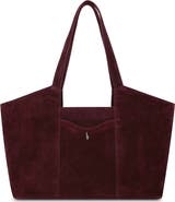 behno Melina Suede Leather Tote