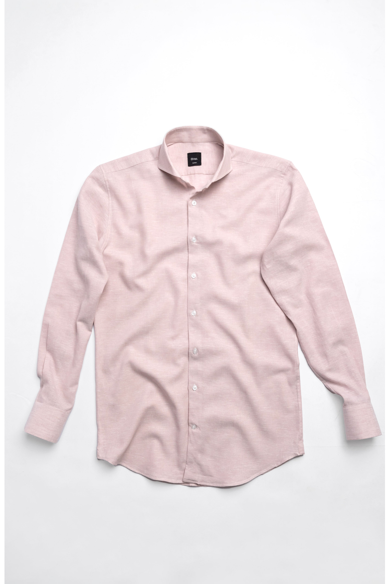 Modern Cotton Linen Shirt, Alternate, color, Light Pink