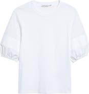 Moncler Flax Blend Crewneck T-Shirt