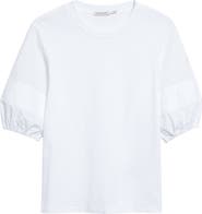 Moncler Flax Blend Crewneck T-Shirt