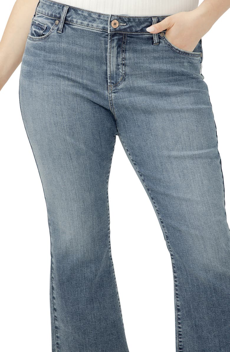 Silver Jeans Co. Elyse Kick Flare Leg Jeans, Alternate, color, Virginia