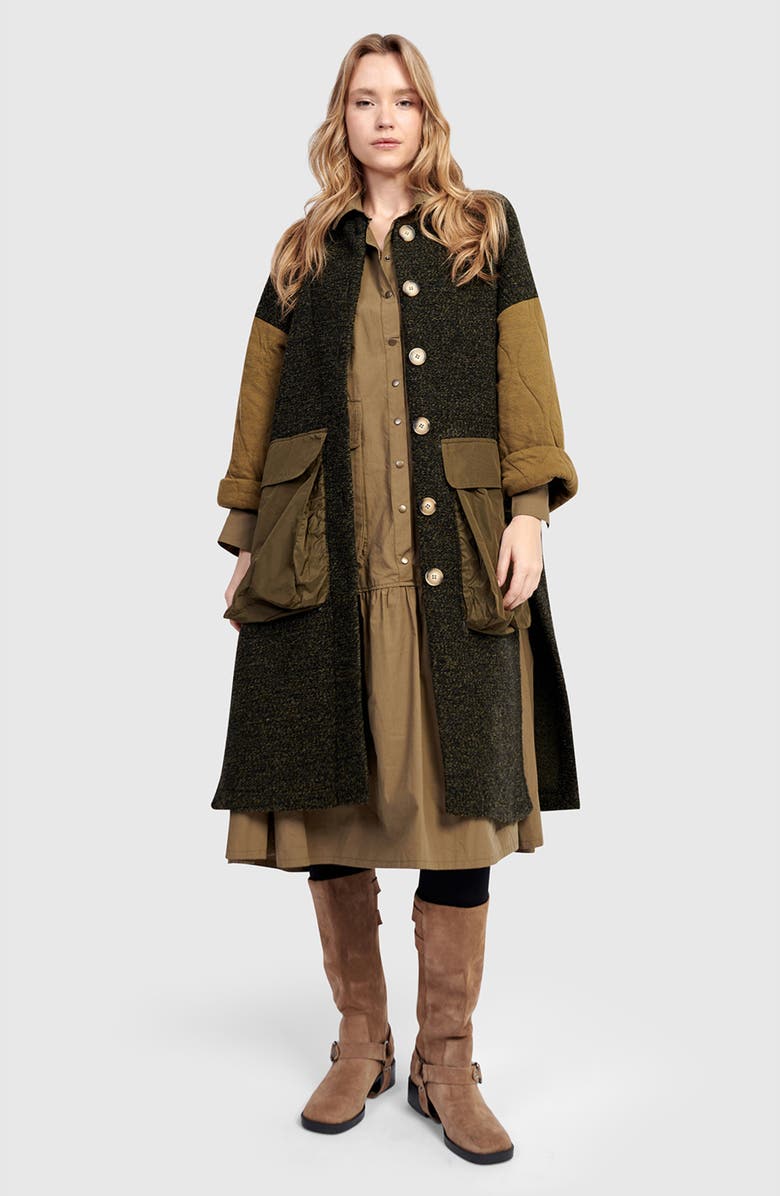 Alembika Citadel Coat, Main, color, Khaki