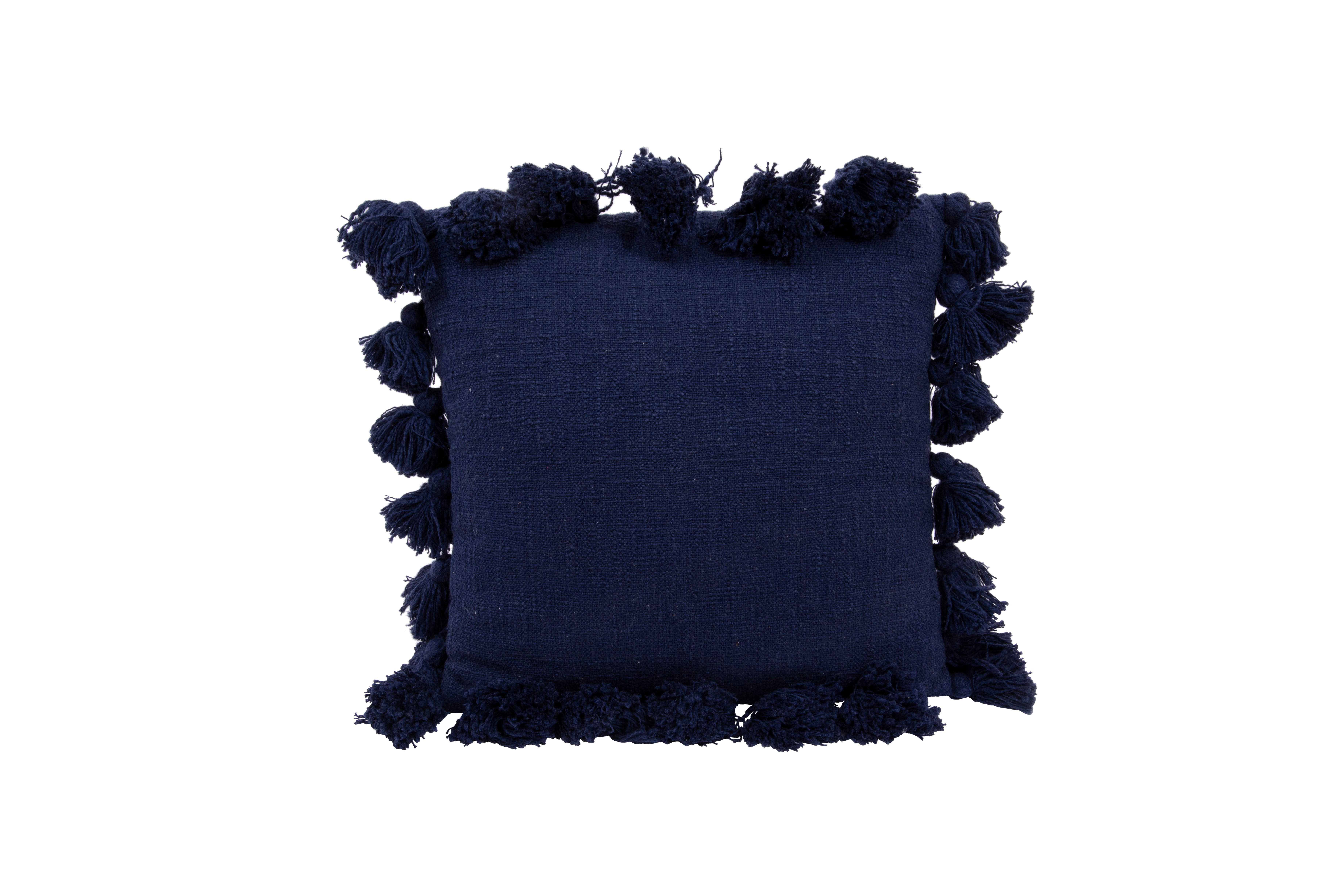 Storied Home Woven Cotton Slub Pillow