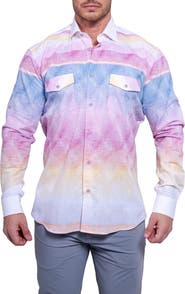Maceoo Archimedes Resistance Contemporary Fit Button-Up Shirt