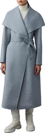 Mackage Mai Wool Long Wrap Coat Nordstrom