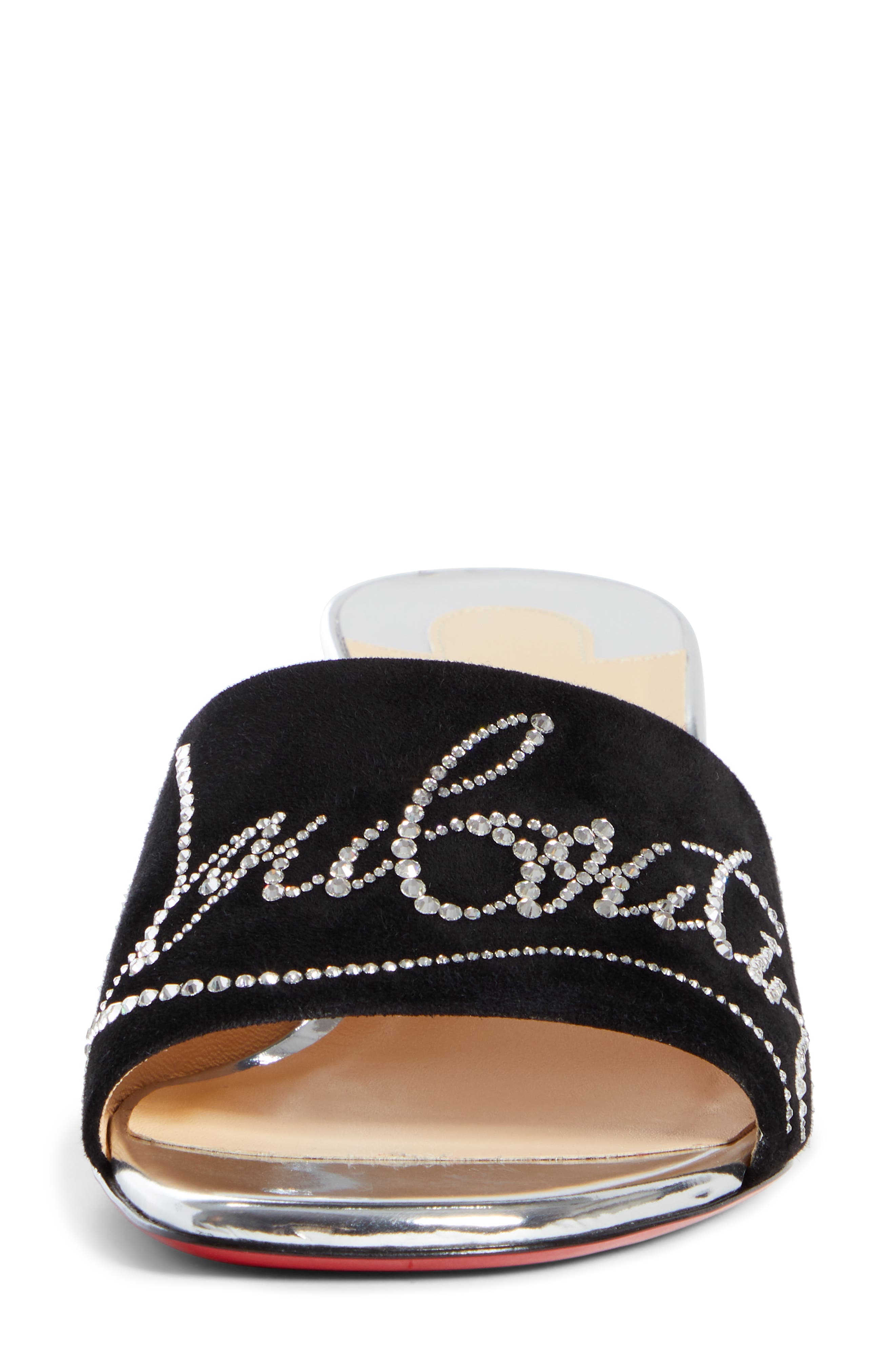 Christian Louboutin Dear Home Slide Sandal, Alternate, color, 