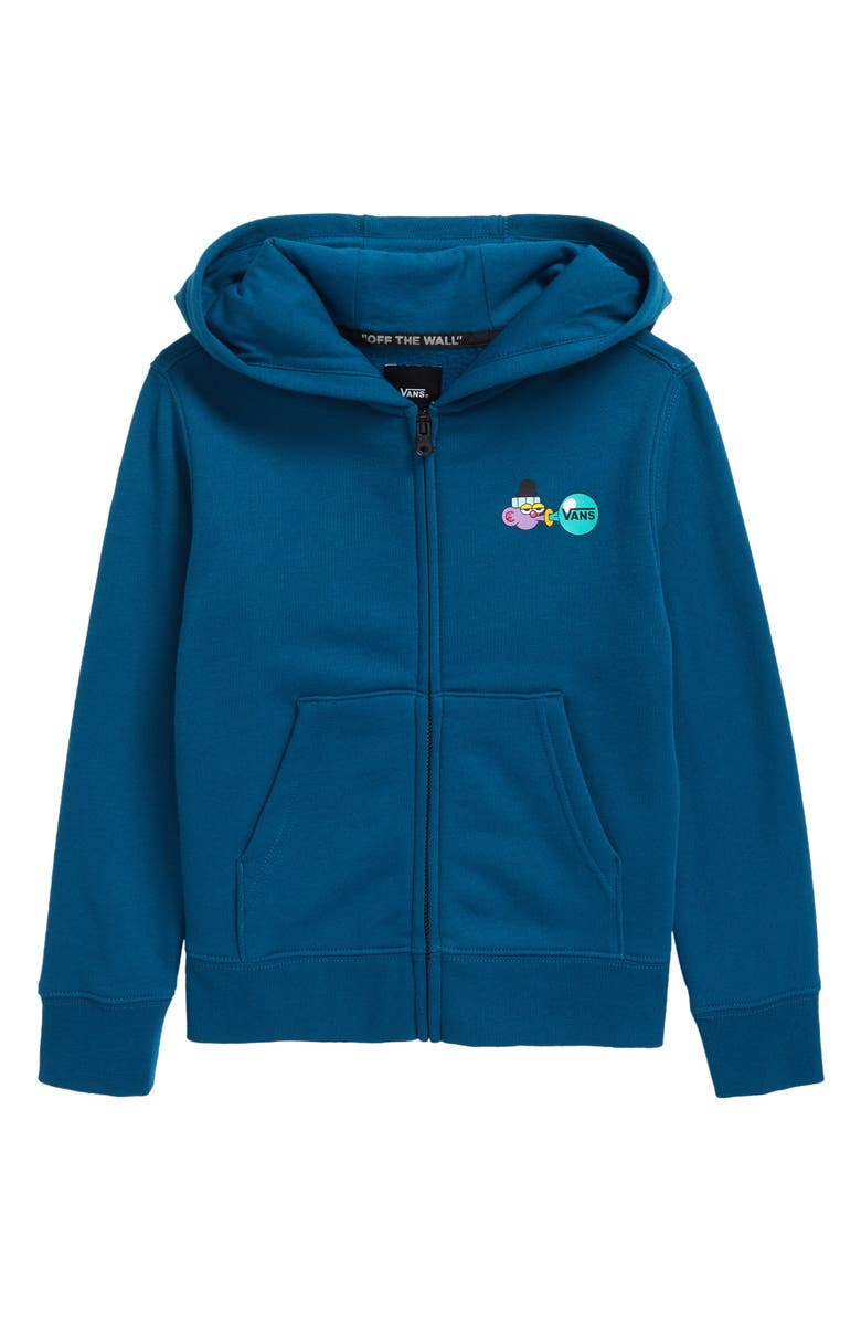 Vans Kids' Future Standard Zip-Up Graphic Hoodie, Main, color, 