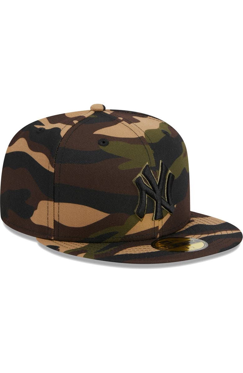 New Era Men's New Era Camo New York Yankees Autumn 59FIFTY Fitted Hat, Alternate, color, 