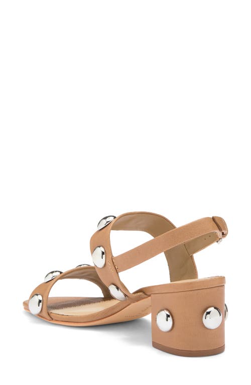 Cinq À Sept Gemma Stud Slingback Sandal In Brown Sugar