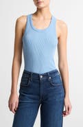 Vince Scoop Neck Rib Tank