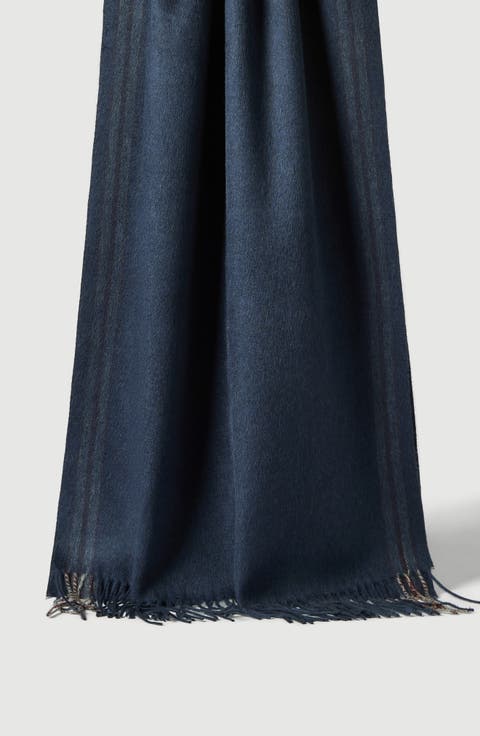 Silk Scarf With Selvedge