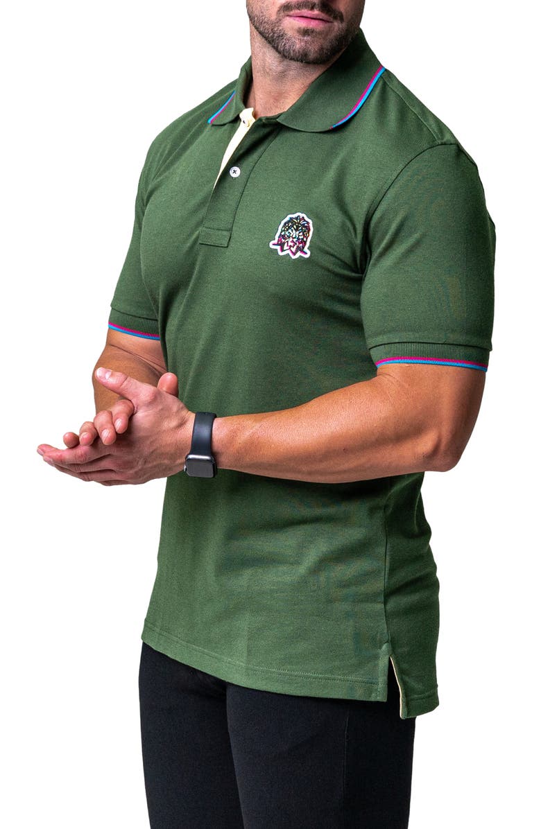 Maceoo Mozart Embroidered Polo Shirt, Alternate, color,