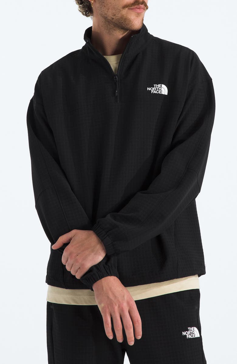 The North Face Tekware<sup>™</sup> Grid Water Repellent Quarter Zip Pullover, Main, color,