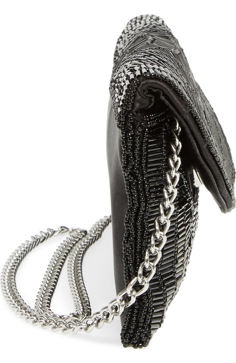 Nina Denelle Beaded Clutch, Alternate, color,