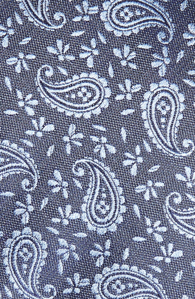 ZEGNA Ermenegildo Zegna Paisley Petal Silk Tie, Alternate, color, 