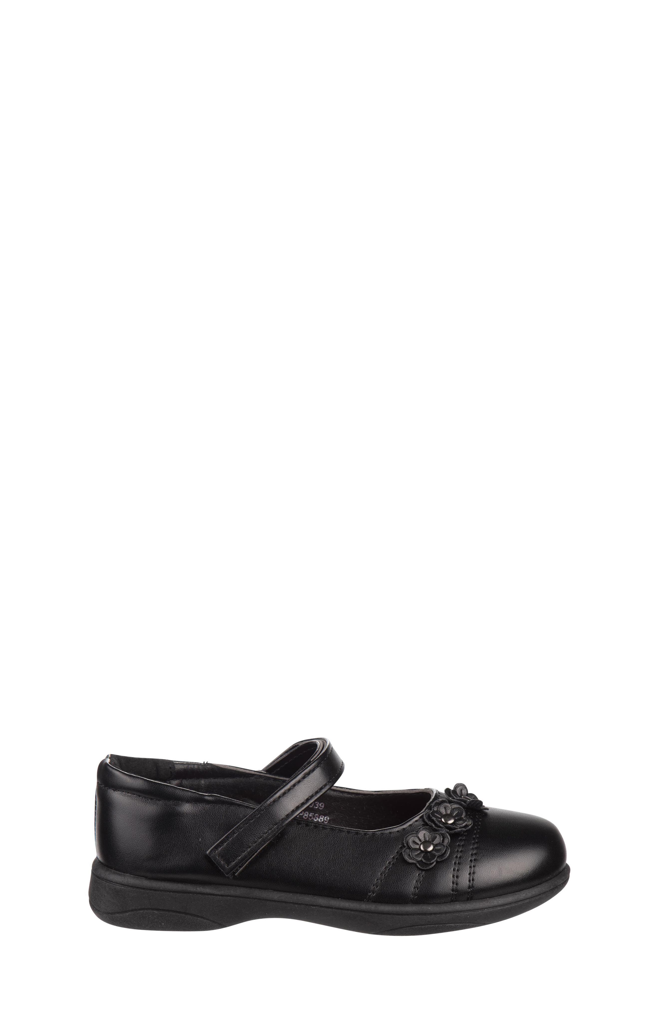 Kids' Mary Jane Flat, Alternate, color, BLACK