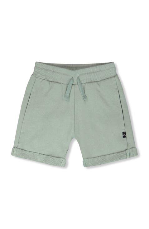Elastic Waist with Drawstring French Terry Shorts (Toddler, Little Kid & Big Kid)