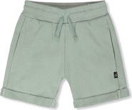 Deux par Deux Elastic Waist with Drawstring French Terry Shorts
