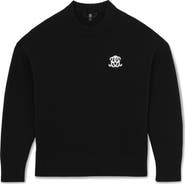 Reiss Archibald Embroidered Wool Sweater