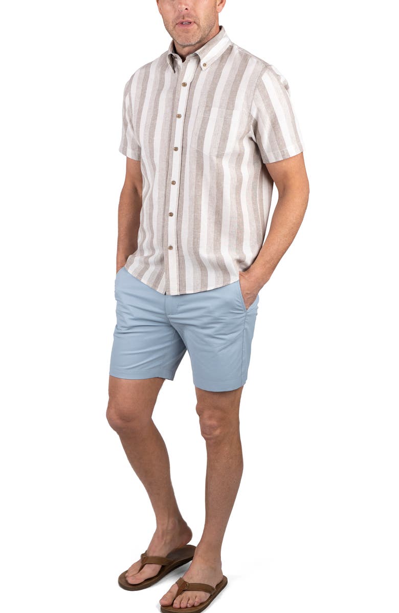 Tailor Vintage Puretec Linen Cotton Button-Up Shirt, Alternate, color, 