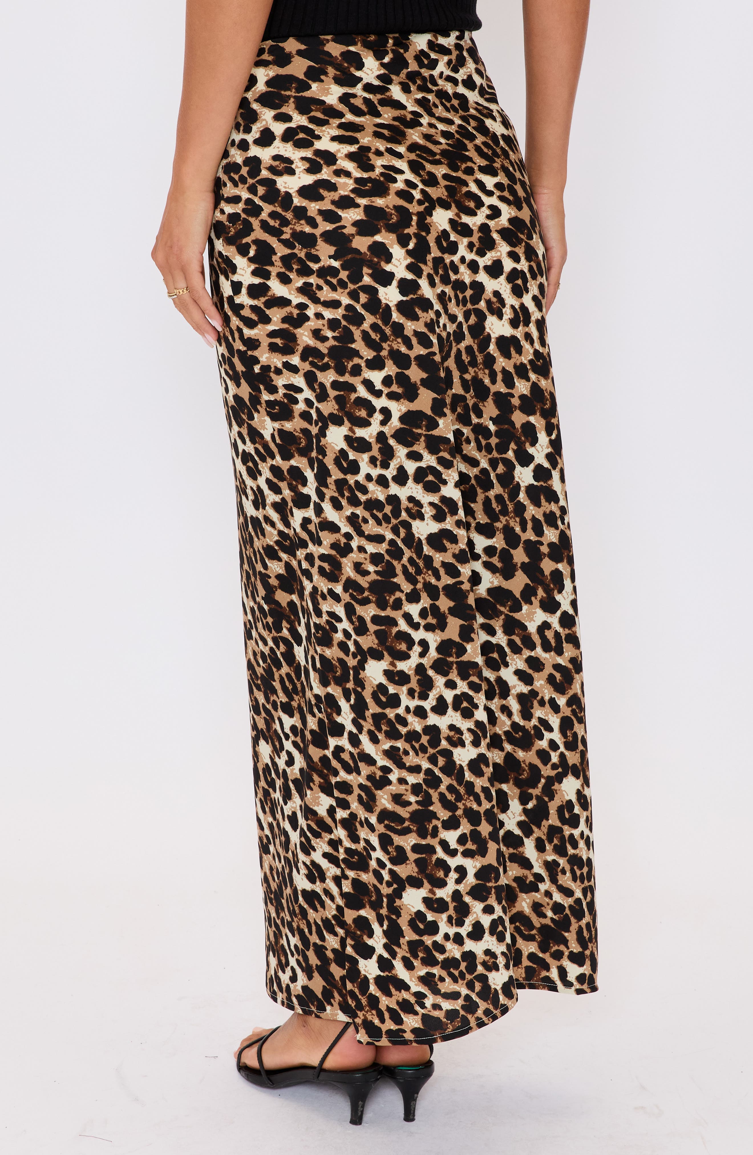 Sabine Leopard Print Maxi Skirt - image 2