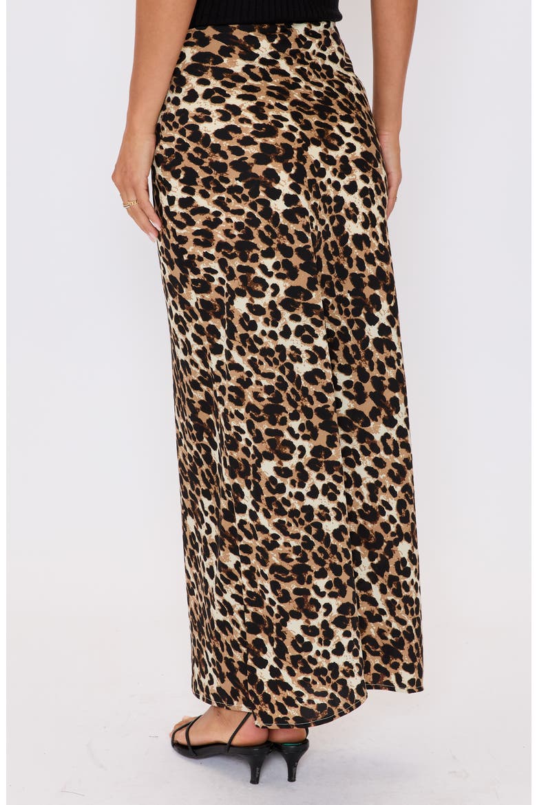 Sabine Leopard Print Maxi Skirt, Alternate, color, LEOPARD