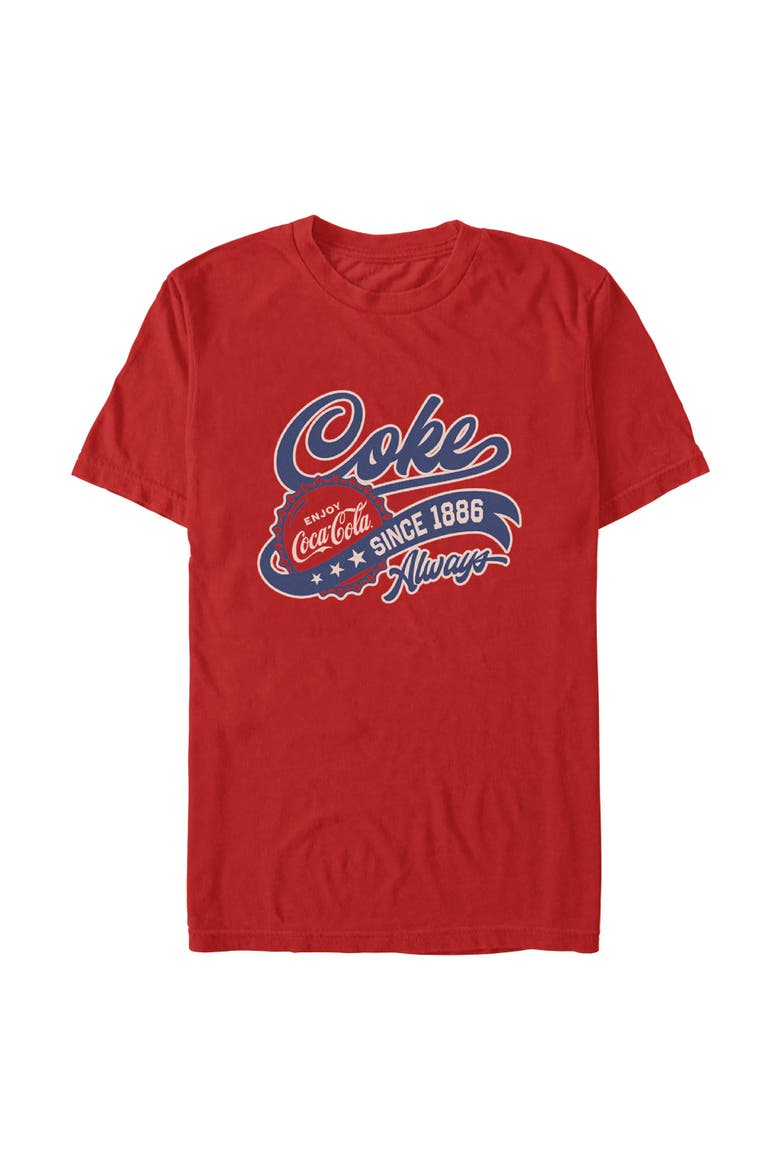 Men's Coca Cola Since 1886 Always  Graphic T-Shirt, Main, color, Red
