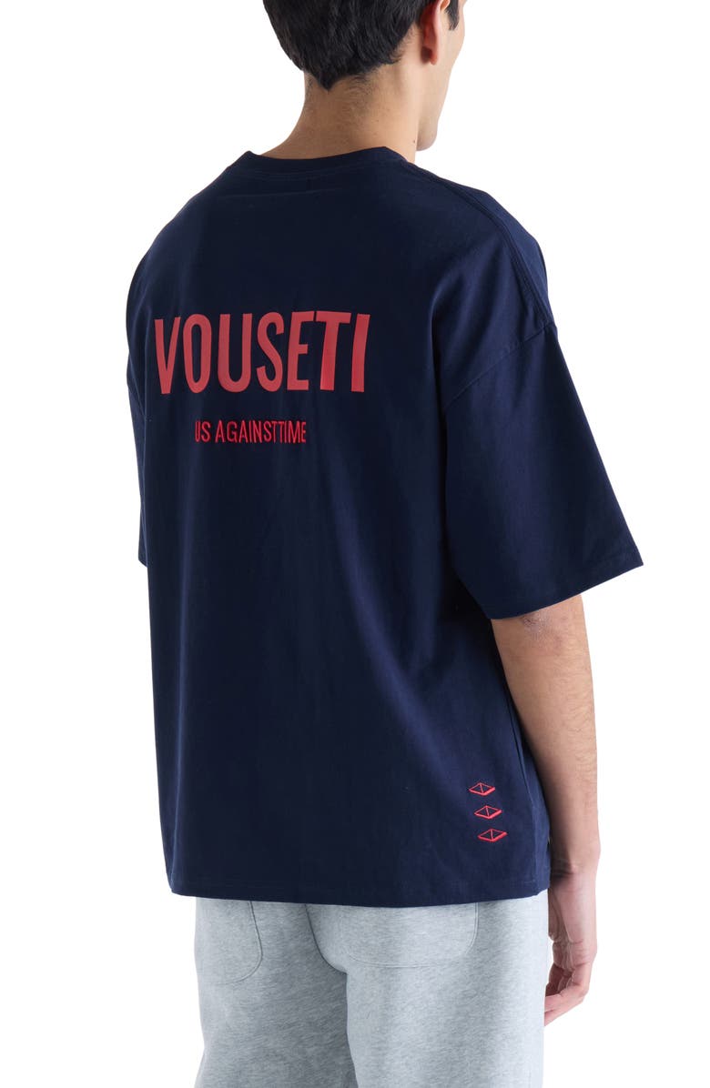 VOUSETI Us Against Time Cotton Graphic T-Shirt, Alternate, color, 