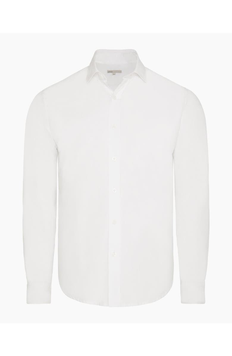 Onia Poplin Button Down Long Sleeve Shirt, Alternate, color, White