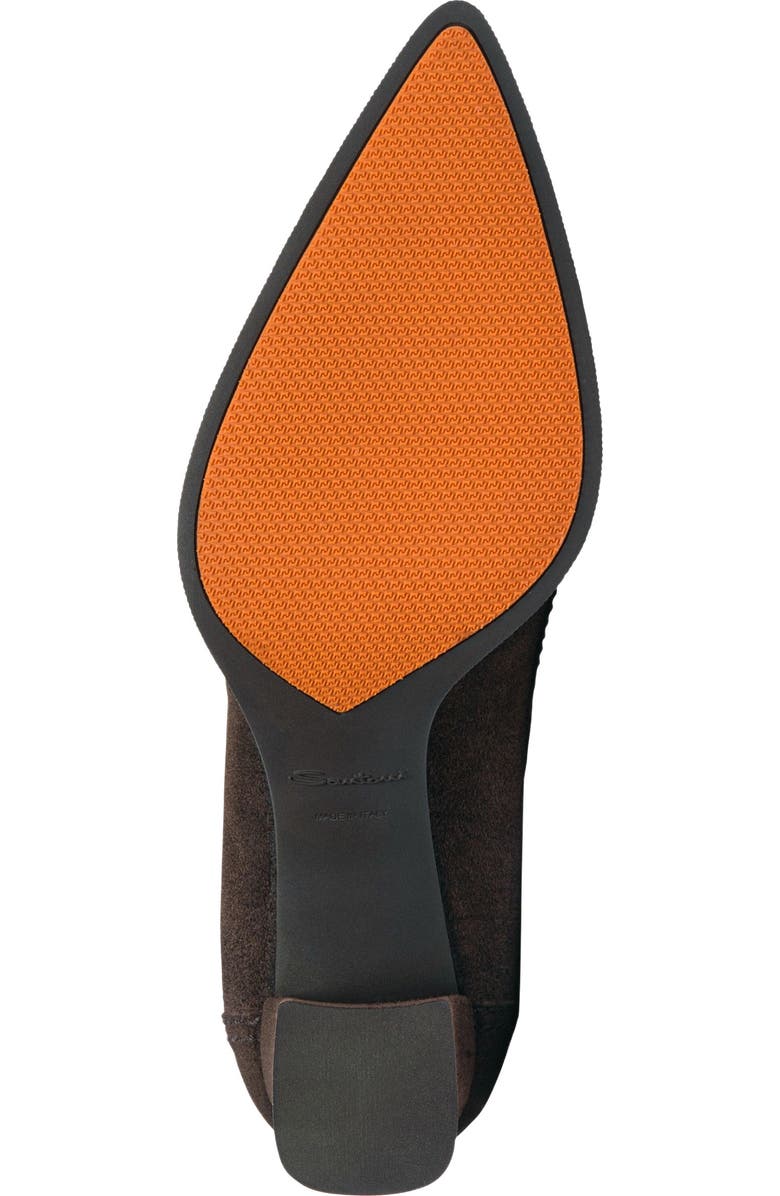 Santoni Women's suede mid-heel pump, Alternate, color,