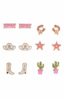 Leith Cowboy 6-Pack Assorted Earrings