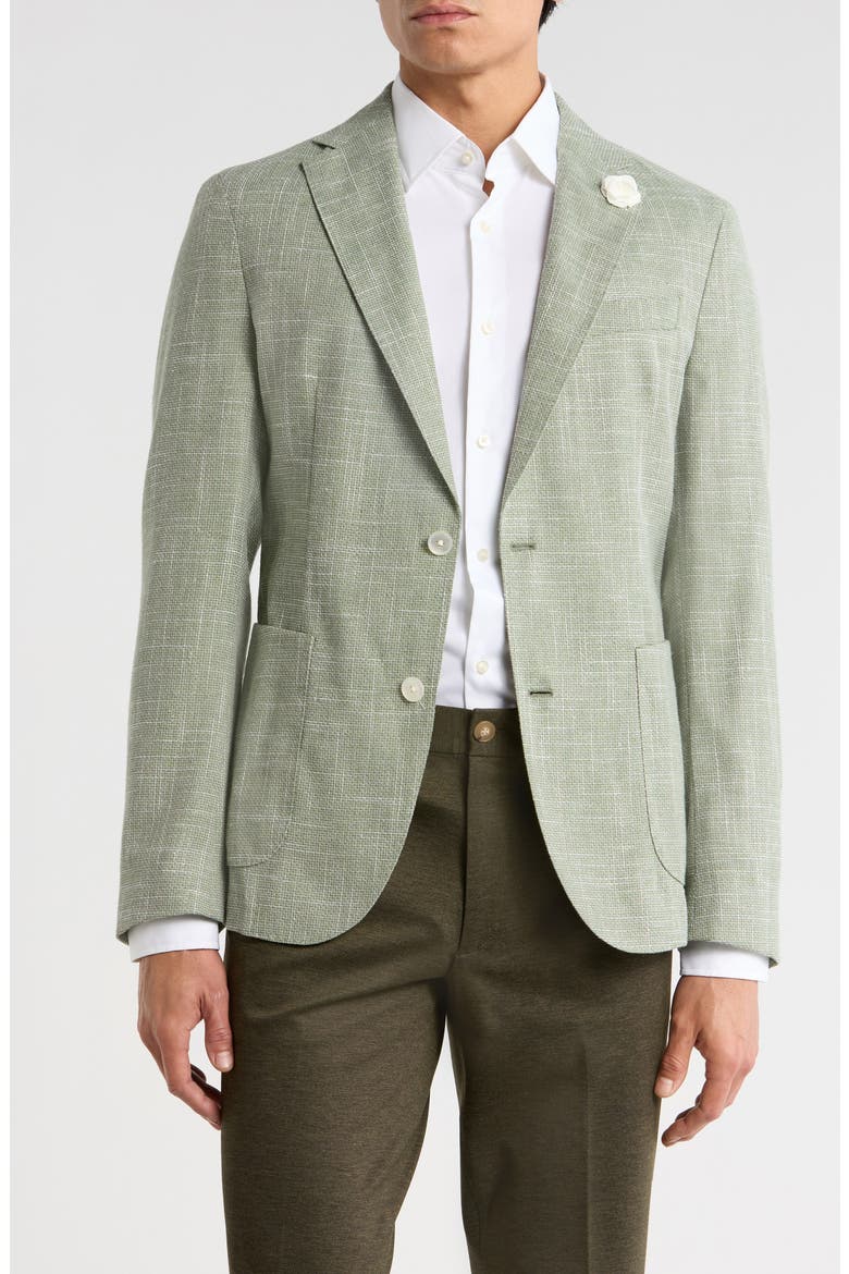 Hanry Virgin Wool Blend Sport Coat, Main, color, MEDIUM GREEN